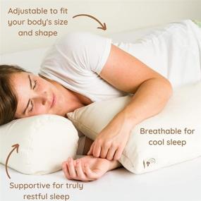 img 2 attached to Прямоугольная подушка ComfySleep из гречневой шелухи