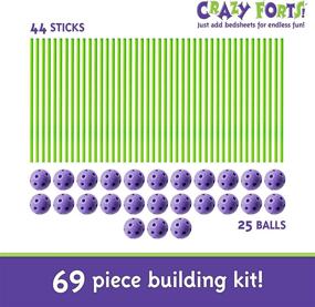 img 1 attached to Crazy Forts Purple: Build Limitless Imagination with 69 Pieces