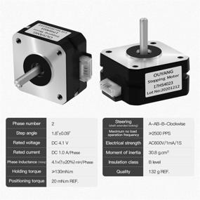 img 3 attached to 🔄 OUYANG Stepper Motor 130MN M-Bracket 17HS4023