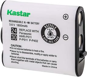 img 3 attached to 📞 High Capacity Kastar HHR-P511 / HHR-P402 Battery for Panasonic Cordless Phones - 3.6V 1800mAh, Rechargeable & Reliable Replacement (Type 24 & Type 30)