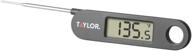 🌡️ black folding probe digital thermometer by taylor precision products for instant read meat, food, grill, bbq, and kitchen cooking logo