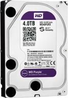 записывающий жесткий диск west digital 4tb - 5400 об/мин, sata 6 гб/с, 64 мб кэша, 3,5 дюйма - модель wd purple40purz (старая версия) логотип