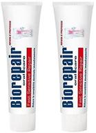 biorepair: fast sensitive repair toothpaste with microrepair - 2.5 fluid ounce (75ml) tube (pack of 2) [italian import] logo