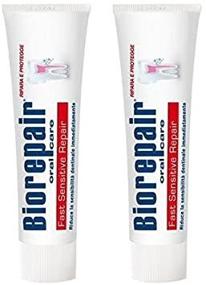 img 1 attached to Biorepair: Fast Sensitive Repair Toothpaste with microRepair - 2.5 Fluid Ounce (75ml) Tube (Pack of 2) [Italian Import]