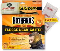 🔥 stay warm and cozy with hothands heated fleece neck gaiter for men's accessories logo