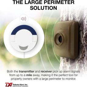 img 1 attached to Enhanced Wireless Motion Detector Driveway Alarm System - DCMA-4000: DCMT-4000 Infrared Transmitter and DCR-4000 Receiver