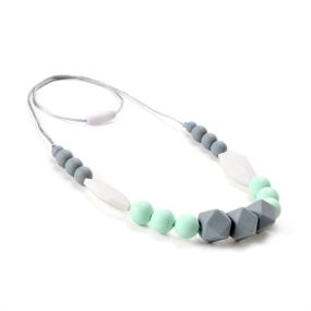 img 4 attached to 👶 Safe and Stylish Lofca Silicone Teething Necklace: The Perfect Mom and Baby Solution for Soothing Teething Discomfort