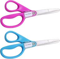 🌈 stanley minnow 5-inch pointed tip kids scissors - assorted colors, pack of 2, sci5pt-2pk: safe and fun cutting tools for kids logo