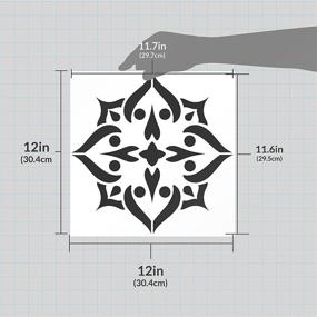 img 1 attached to Mandala Complete StudioR12 Reusable Template Crafting