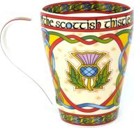 🍀 authentic scottish thistle celtic mug: embrace celtic heritage from ireland logo