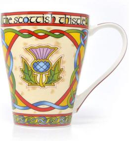 img 1 attached to 🍀 Authentic Scottish Thistle Celtic Mug: Embrace Celtic Heritage from Ireland