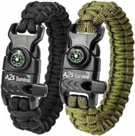 🏔️ k2-peak paracord bracelet: your essential survival gear with compass, whistle & more логотип