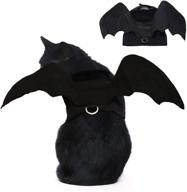 🦇 adorable pet bat wings costume - ideal for halloween party! suitable for cats & dogs логотип