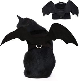 img 4 attached to 🦇 Adorable Pet Bat Wings Costume - Ideal for Halloween Party! Suitable for Cats & Dogs