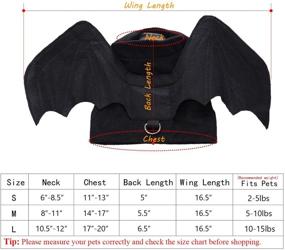 img 3 attached to 🦇 Adorable Pet Bat Wings Costume - Ideal for Halloween Party! Suitable for Cats & Dogs