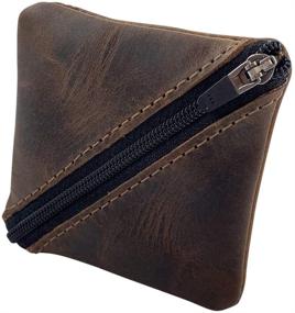 img 2 attached to 👜 Handmade Leather Hide Drink with Zipper for Improved SEO