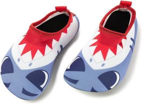 img 4 attached to 🦖 JOYIN Dinosaur Water Shoes - Boys Size 12, 5, and 13 - Shoes for Outdoor Activities