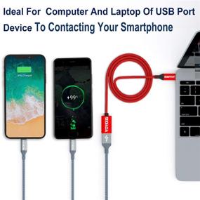 img 1 attached to Кабель USB-удлинитель 3.0 высокой скорости от AkoaDa - 2 штуки 6.6FT+10FT типа A мужской к женскому USB3.0 удлинительный шнур для быстрой передачи данных 5Gbps - совместим с клавиатурой, USB-флешкой, мышью, жестким диском и другими