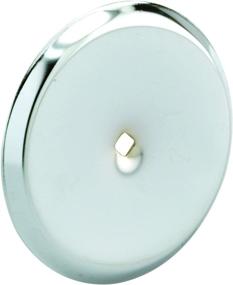 img 2 attached to 🔘 Pack of 5 Prime-Line Products MP9202 Cabinet Knob Backplate with Chrome-Plated Finish, Stamped Steel, 2-13/16 in. Outside Diameter