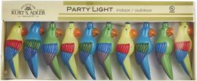 img 3 attached to 🦜 Kurt Adler UL 10-Light Tropical Parrot Light Set