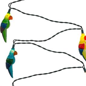 img 1 attached to 🦜 Kurt Adler UL 10-Light Tropical Parrot Light Set