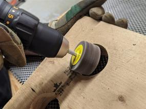 img 3 attached to 🔧 LINE10 Tools 15pc Flap Sanding Wheels Kit: Perfect for Wood and Metal - Compatible with Drill and Die Grinder