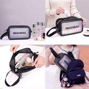 img 1 attached to Yuhemin Cosmetic Waterproof Organizer Traveling Travel Accessories