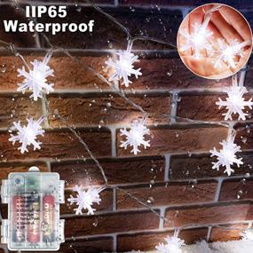 img 2 attached to TURNMEON Snowflake Christmas Decoration Waterproof Seasonal Decor