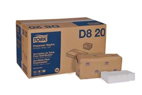 img 4 attached to TORK Advanced Soft D820 Minifold Dispenser Napkin - 1-Ply, 13x12, White - Case of 12 Packs (6,000 Napkins Total)