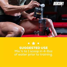 img 1 attached to 💪 Enhance Your Workout with Redcon1 Total War PreWorkout - 30 Servings, Boost Energy, Increase Endurance and Focus, Beta-Alanine, 350mg Caffeine, Citrulline Malate, Nitric Oxide Booster - Keto Friendly (Tigers Blood)