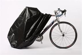 img 1 attached to 🚲 Zerust Rust Preventive Bicycle Storage Cover - Protect Gears, Brakes, and Metal Components with Zipper Closure