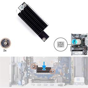 img 2 attached to 🔥 Улучшенный охлаждающий модуль VRM Heatsink Thermal 0612F7 612F7 для Dell XPS 8940, OptiPlex 7080, G5 SE 5000 - эксклюзивное предложение от Deal4GO VR Voltage Regulator.