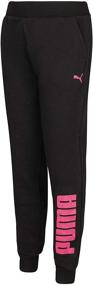 img 1 attached to 👧 PUMA Girls Heather Fleece Joggers - Optimized for Girls' Clothing SEO