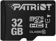 📷 карта памяти patriot lx series micro sd flash на 32гб логотип