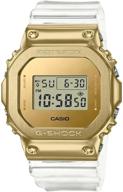 g shock gm5600sg 9 clear gold size logo