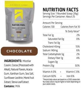 img 3 attached to 🍫 Ascent Native Fuel Micellar Casein Protein Powder - 2 Lbs - Chocolate: Performance-boosting Protein for Muscles & Recovery