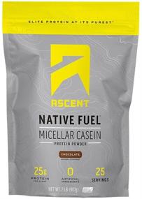 img 4 attached to 🍫 Ascent Native Fuel Micellar Casein Protein Powder - 2 Lbs - Chocolate: Performance-boosting Protein for Muscles & Recovery