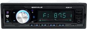img 3 attached to Enhance Your Car Audio Experience with the Rockville RDM18 In-Dash Bluetooth AM/FM/MP3 USB/SD Receiver