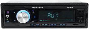 img 2 attached to Enhance Your Car Audio Experience with the Rockville RDM18 In-Dash Bluetooth AM/FM/MP3 USB/SD Receiver