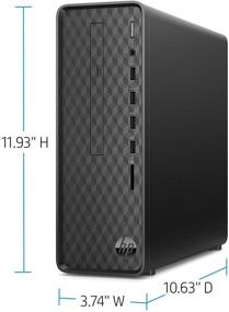 img 1 attached to 💻 HP Slim Desktop S01-aF0020: AMD Athlon Gold 3150U, 8GB RAM, 256GB SSD, Windows 10 (Черный) - Эффективный и Надежный