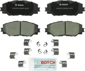 img 1 attached to 🔵 Bosch BC1210 Комплект керамических тормозных колодок QuietCast Premium для Lexus HS250h, Pontiac Vibe, Scion xB, xD, Toyota Corolla, Matrix, Prius V, RAV4 (передние) - Усовершенствованная тихая работа