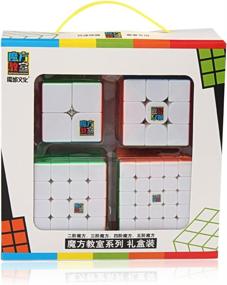 img 1 attached to 🧩 D FantiX Bundle Mofang Jiaoshi Stickerless: The Ultimate Puzzle Cube Set