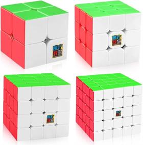 img 4 attached to 🧩 D FantiX Bundle Mofang Jiaoshi Stickerless: The Ultimate Puzzle Cube Set