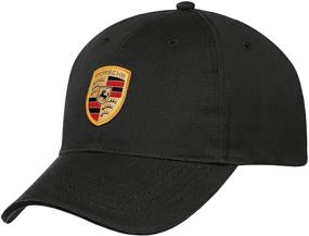 img 1 attached to 🧢 Чёрная кепка Porsche с гербом для мужчин