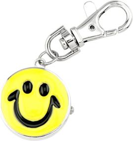 img 1 attached to JAS Unisex Novelty Keychain Smiley