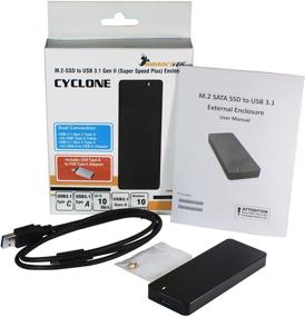 img 3 attached to 💨 HornetTek Cyclone M.2 SSD USB 3.1 Gen II Внешний корпус: Двойное подключение USB 3.1 Type C & Type A, Скорость 10 Гбит/с