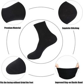 img 2 attached to 🧦 Jamegio Boys Athletic Crew Socks: Breathable & Soft Cotton, 10/20 Pairs for Toddlers Boys & Girls