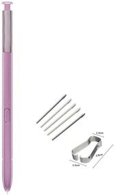 img 4 attached to 🖊️ Touch S Stylus Pen Replacement and Nib Kit for Samsung Galaxy Note 9 SM-N960 Purple