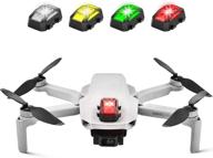 🚁 tomat drone strobe lights: faa approved lights for safe night flights - compatible with dji air 2s/mini 2/mavic air 2/mavic mini/mavic pro/fpv/holy stone drone quadcopters accessories logo