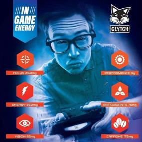 img 2 attached to 🎮 GLYTCH Gaming Energy Supplement Powder – Gamer and Esports Drink Mix | Boosts Focus, Stamina, Memory, Processing Speed | Sugar-Free with Vitamins | Rainbow Magik Flavor – 40 Servings